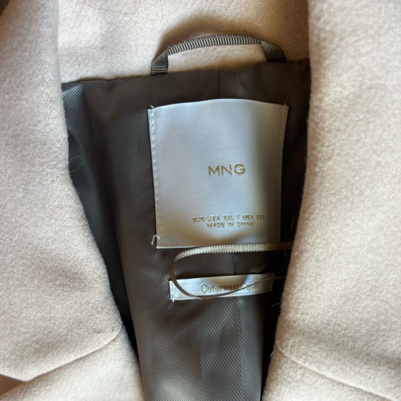 Mango Cream Women's Coat - Picture 3 of 4